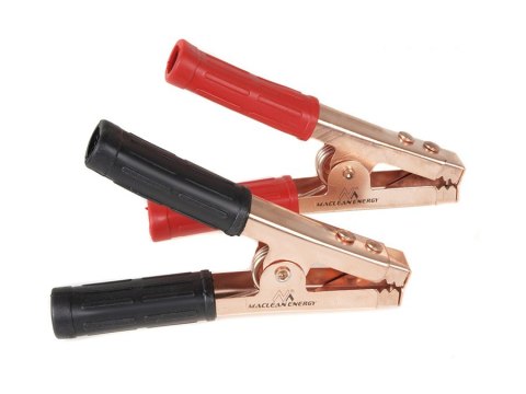 MCE37 Krokodylki 600A, miedziowane - 2 sztuki