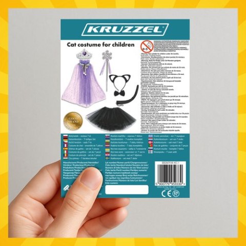 Strój kotek - zestaw 7el. Kruzzel 26474