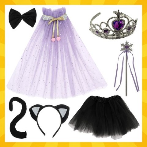 Strój kotek - zestaw 7el. Kruzzel 26474