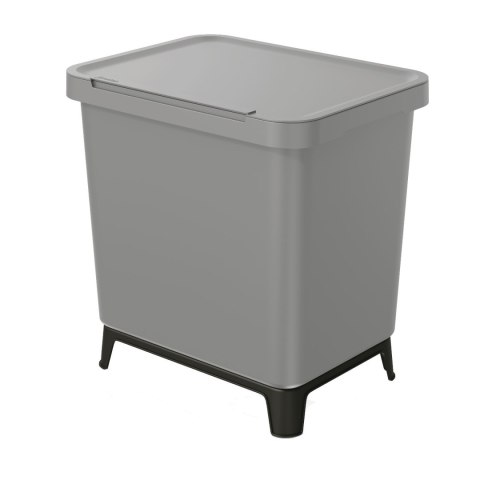 Kosz na śmieci SYSTEMA 2x10L - smooth gray
