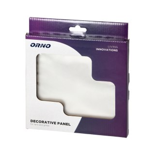 Panel szklany do wentylatorów i kratek, kolor srebrny perła