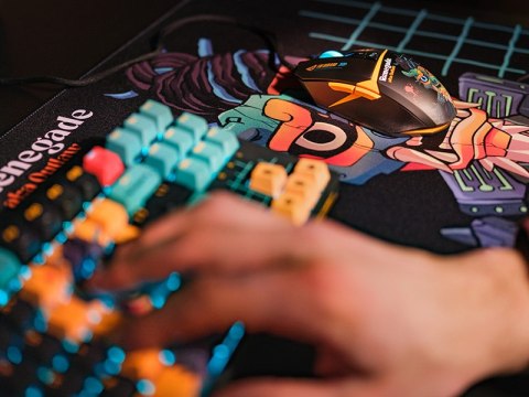 Klawiatura mechaniczna A4TECH BLOODY AT87 RENEGADE USB (Alpha Switches)