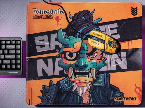 Mysz A4TECH BLOODY W63 Max RENEGADE Sunset USB Activated