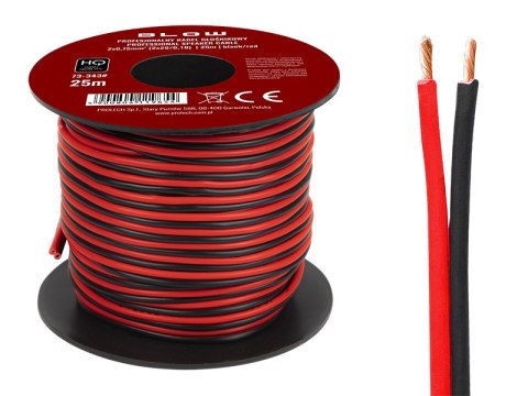 73-343# Przewód głośnikowy 2x0,75mm czarno-czerwony 25m 73-343# Przewód głośnikowy 2x0,75mm czarno-czerwony 25m