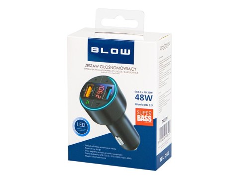74-179# Transmiter fm blow bluetooth5.3+qc3.0+pd 30w v.2