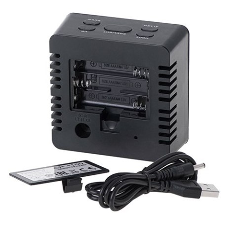 CR 1150 black Budzik led CR 1150 black Budzik led