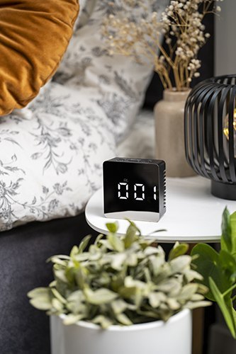 CR 1150 black Budzik led CR 1150 black Budzik led