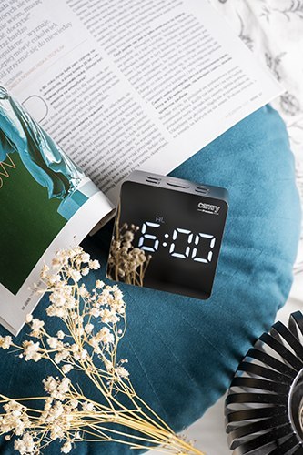 CR 1150 black Budzik led CR 1150 black Budzik led