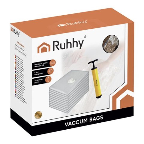Worek próżniowy- 50x70cm 10 szt. Ruhhy 21946