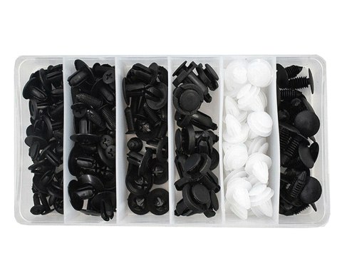 AG717 Zestaw spinek samochodowych 100szt AG717 Zestaw spinek samochodowych 100szt