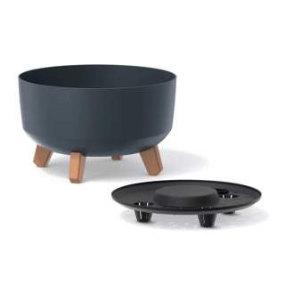Doniczka Gracia Low DGRL400L antracytowa