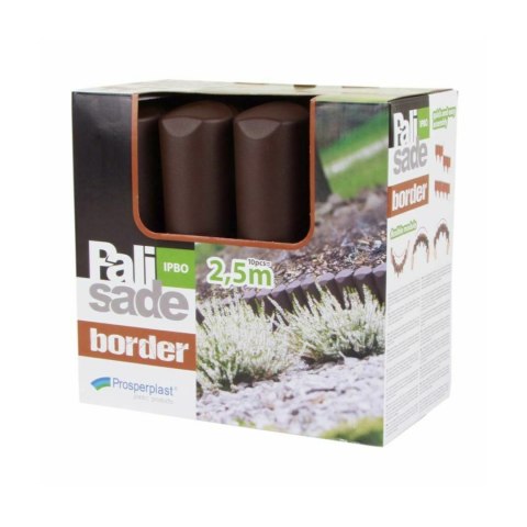 Palisada ogrodowa border IPBO 2,5m brązowa IPBO-R222