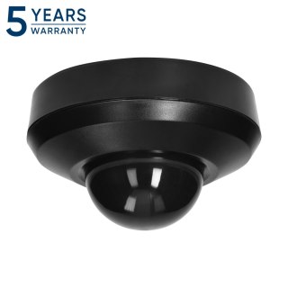 Czujnik ruchu i obecności 360st, IP44, 2000W, dodatkowa baza montażowa, 3 sensory, czarny