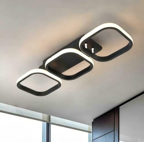 ZD118 Lampa wisząca plafon czarny33w