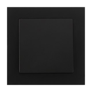 Łącznik krzyżowy p/t Malta, 10A, 250V, WP-8M, czarny mat