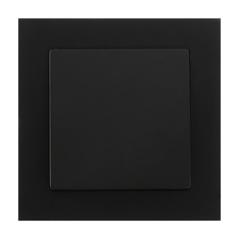 Łącznik krzyżowy p/t Malta, 10A, 250V, WP-8M, czarny mat