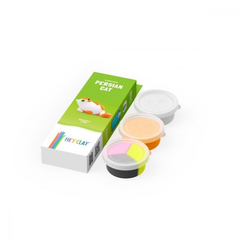 Masa plastyczna hey clay figurka puchate zwierzaki, kot perski