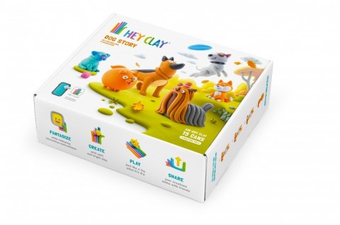 Masa plastyczna hey clay psy 15 puszek