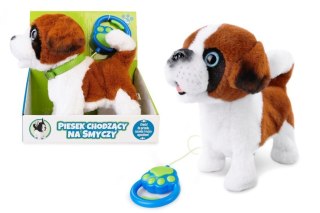 Maskotka interaktywna piesek chodzący na smyczy