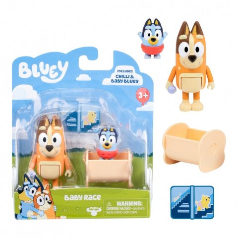 Zestaw figurek bluey 2-pak baby bluey i chilli Zestaw figurek bluey 2-pak baby bluey i chilli