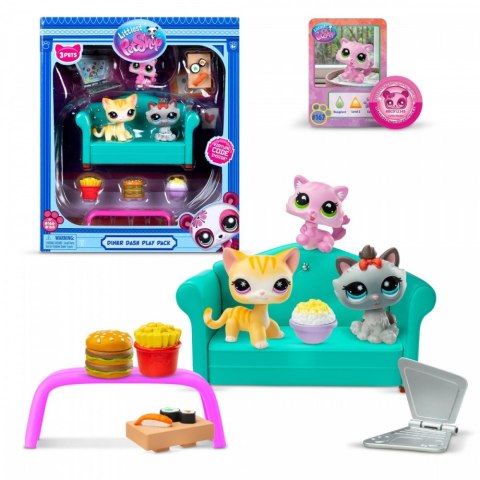 Zestaw figurek littlest pet shop g7 s3 podwieczorek