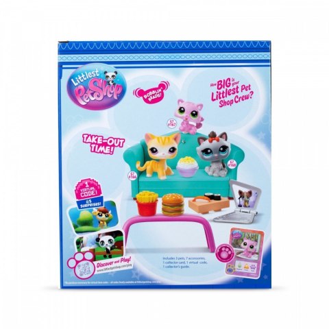 Zestaw figurek littlest pet shop g7 s3 podwieczorek