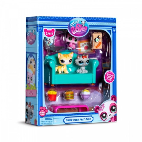 Zestaw figurek littlest pet shop g7 s3 podwieczorek