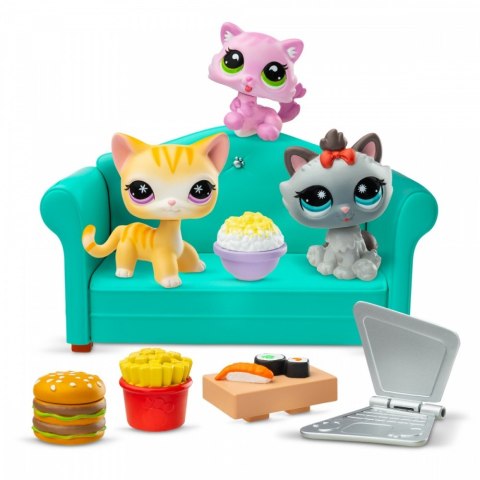 Zestaw figurek littlest pet shop g7 s3 podwieczorek