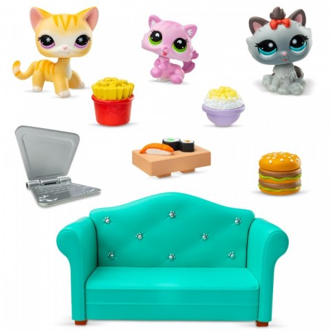 Zestaw figurek littlest pet shop g7 s3 podwieczorek