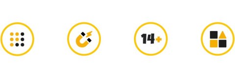 Kamienie magnetyczne do gry 40szt. Kruzzel 26602