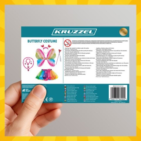 Strój motylka 6el. Kruzzel 26742