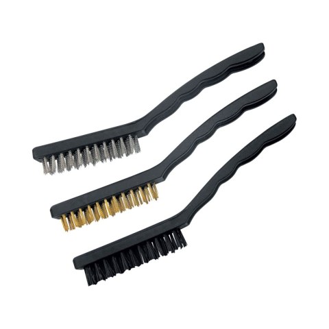 32018 Szczotki druciane, zestaw - 3 elementy, L:180mm, Mega 32018 Szczotki druciane, zestaw - 3 elementy, L:180mm, Mega