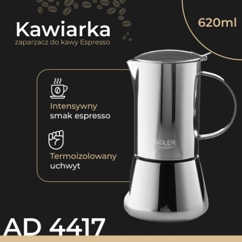 AD 4417 Kawiarka ? zaparzacz do kawy espresso - 620ml
