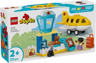 Klocki duplo 10443 pierwszy raz: na lotnisku