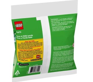 Klocki minecraft 30672 steve i mała panda