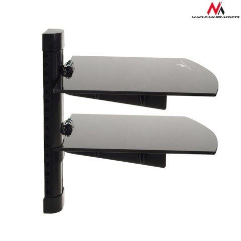 MC-662 40015 Uchwyt półka do DVD podwójna 8kg Maclean