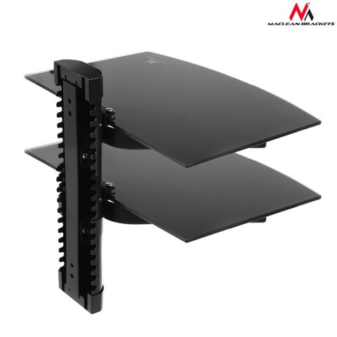 MC-662 40015 Uchwyt półka do DVD podwójna 8kg Maclean