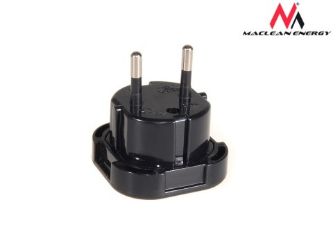 MCE72 Adapter gniazdo UK na wtyk EU czarny
