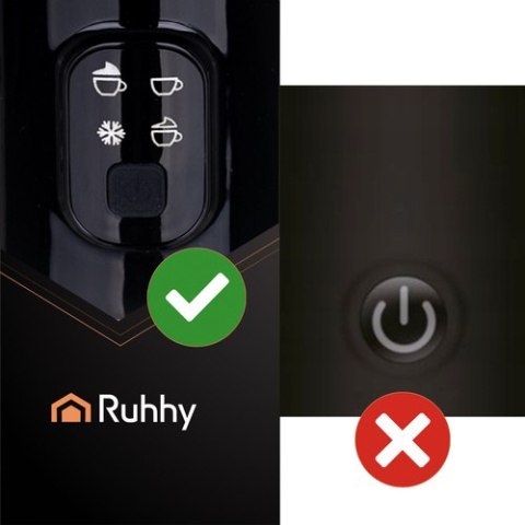 Spieniacz do mleka czarny 400W Ruhhy 26180