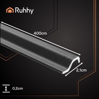 Uszczelka antyprzeciągowa czarna Ruhhy 26267