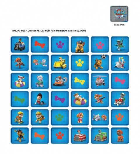 Gra psi patrol memory w walizce