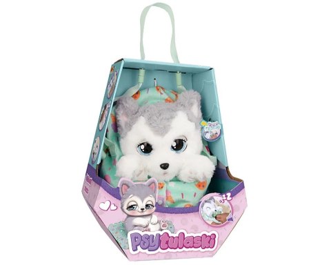 Maskotka interaktywna psytulaski, pies husky