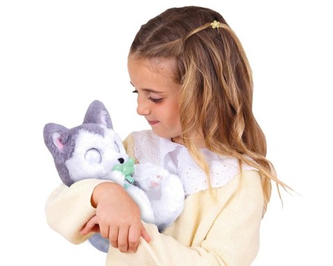 Maskotka interaktywna psytulaski, pies husky