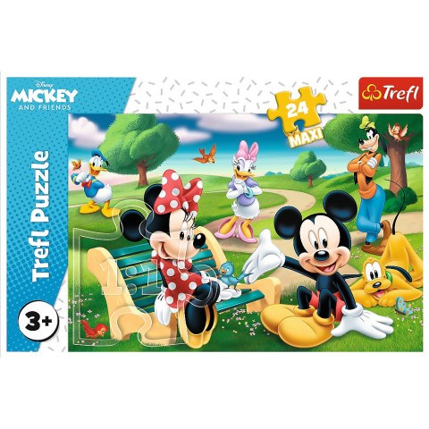 Puzzle - 24 Maxi - Myszka Miki w gronie przyjaciół - Disney - Trefl 14344 Puzzle - 24 Maxi - Myszka Miki w gronie przyjaciół - Disney - Trefl 14344