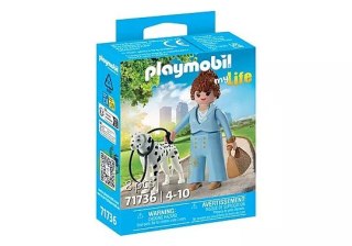 My life 71736 kobieta z dalmatyńczykiem