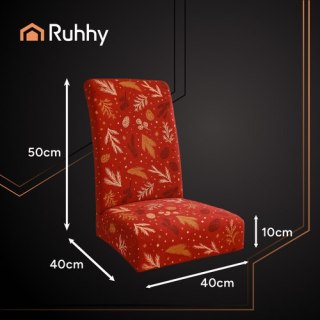 Pokrowce na krzesła 6szt. św. czerwone Ruhhy 26638