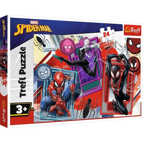 Puzzle - 24 Maxi - Pajęcze zmysły - Disney Marvel Spiderman - Trefl 14366 Puzzle - 24 Maxi - Pajęcze zmysły - Disney Marvel Spiderman - Trefl 14366