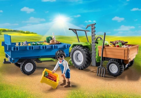 Zestaw country 71249 traktor z przyczepą