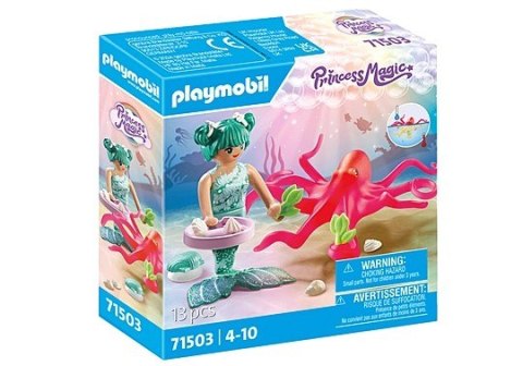 Zestaw figurek princess magic 71503 syrenka ze zmieniającą kolory ośmiornicą
