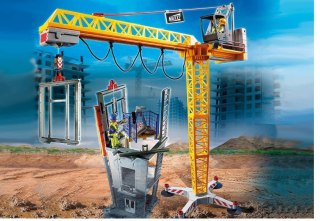 Zestaw z figurkami city action 70441 zdalnie sterowany żuraw